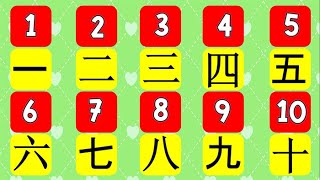 นับเลข 1-10 ภาษาจีน | นับเลขภาษาจีน | ภาษาจีนนับเลข | 中文数字 | 中文数字1-10 | Krumim EDU