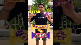 Which chocolate will melt first ?? Fuse vs 5 Star chocolate #shorts