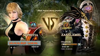 SoulCalibur VI: Sophitia vs. Zasalamel (C0mp13xcity) -Gone in 37 Seconds-