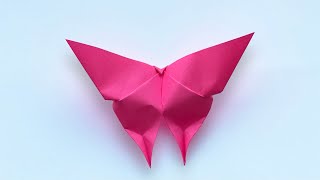 Easy Origami Butterfly in 3 minutes🦋