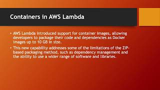 P221 | On-demand Container Loading in AWS Lambda