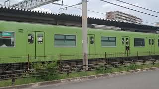 201系ND615編成普通JR難波行き久宝寺駅発車