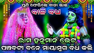 ଝୁମ୍ପୁଡି ରେ ବାନା ଭାଇ ଚହଳ ସୃଷ୍ଟି କଲେ। Bali Badha। Bana Rama। Rama Nataka। Rama Hanu Bheta। Ramalila।