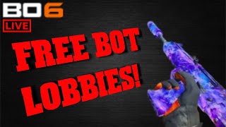 Live🔴【COD:BO6】BOT LOBBIES! AFK BOTS UNLIMITED XP AND CAMOS CALL OF DUTY BLACK OPS 6