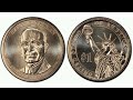 rare one dollar presidential coins found in circulation