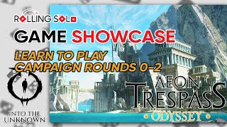 Aeon Trespass Odyssey | Learn To Play | Tutorial Battle Aftermath \u0026 Campaign Rounds 0-2