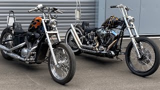 Honda VLX600 vs Harley Davidson Softail Evolution Chopper