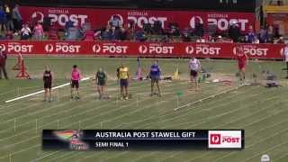 Australia Post Stawell Gift 2014 - 120m Semi Final 1