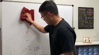 How a math YouTuber erases a white board (without AI)