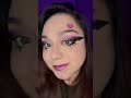 sanrio kuromi inspired makeup look sanriocharacters kuromi makeuptutorial makeupguide