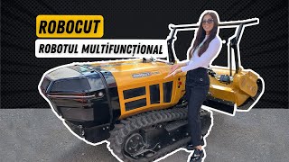 Robotul multifuncţional Robocut RC56 pentru întreţinerea spaţiilor verzi și nu numai!