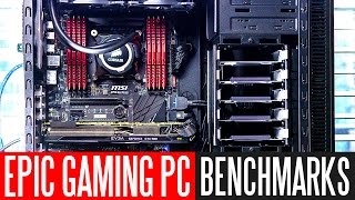 Epic 4K Gaming PC Benchmarks - GTX 980, Core i7 5820K \u0026 64GB DDR4