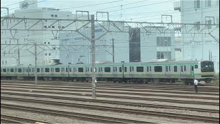 E231-1000コツ車のTK入場は新鶴見機関区に止まります。