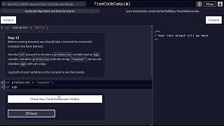 FreeCodeCamp - JavaScript Data Structures and Algorithms - Step 13 of 118 - Pyramid Generator