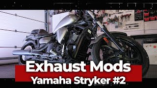 Testing moto exhaust mods | Yamaha Stryker #2