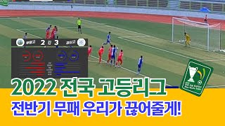 치열했던 1-2위의 명승부, 그리고 탄생한 득점왕! ⚽| 2022 고등리그 HL | 부평고 vs경신고 [고하]