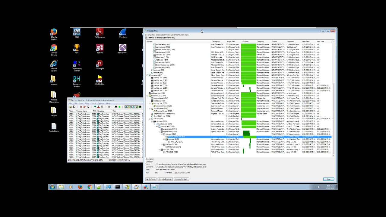 Malware Analysis Dynamic Analysis Demo Youtube