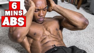 6 Min Fat Burning AB Workout (No Equipment Needed)
