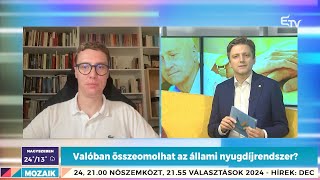 Valóban összeomolhat az állami nyugdíjrendszer? – válaszok a Mozaikban