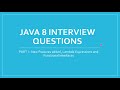 java interview questions and answers  || lambda expression in java || JAVA 8 NEW FEATURES #java