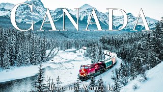 Canada 4K Winter Nature Film - Beautiful Relaxing Music - Natural Landscape