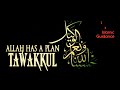 Allah Has A Plan For You, Have Tawakkul