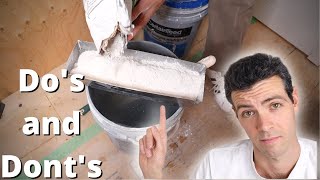 How to mix Quick Set Drywall Mud small batches Hot mud