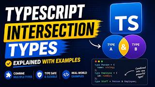 #16 TypeScript Intersection Types Crash Course #typescript #javascript #react #webdevelopment