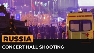 Dozens killed, trapped after shooting at concert hall near Moscow | #AJshorts