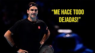 Este Jugador Intentó Ganar a Dejadas a Roger Federer... y pasó esto!