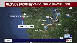 Remains found on Washington beach identified as former Oregon mayor