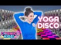 Cosmic Kids Yoga Disco | Washing Machine Song! | Kids Exercise Song and Dance ✨🕺💃 🎶