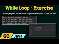 While Loop – Exercise