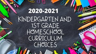 Homeschool Curriculum Choices: 2020-2021|| Kindergarten and First Grade || Large Family Homeschool