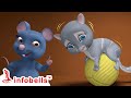 குட்டிப் பூனை வீட்டிலே | Tamil Rhymes for Children | Infobells