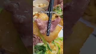 Review phở cuốn Chinh Thắng / Phở cuốn Hà Nội / Phở bò xào, Phở chiên phồng