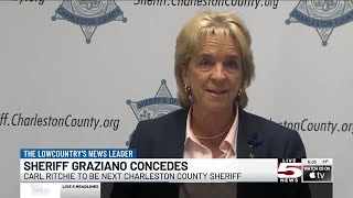 VIDEO: Charleston Co. Sheriff Kristin Graziano concedes race to Carl Ritchie