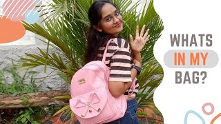 What's in my bag എന്റെ ബാഗ് ഒന്നു കണ്ടാലോ