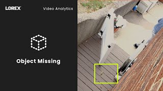 AI Security Video Analytics: Object Missing