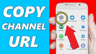 How to Copy Your YouTube Channel Link Android & IOS (2024)