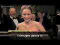 Jack Nicholson flirts with Jennifer Lawrence (with Subtitles)