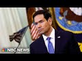 LIVE: Secretary Rubio holds press briefing at the White House | NBC News