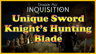 Dragon Age: Inquisition - Knight's Hunting Blade - Unique Sword