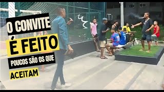 Poucos dão crédito a palavra de Deus - pregando na praça!