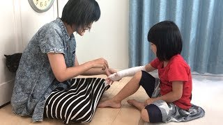 怪我はしていません‼️💦包帯を巻きたいナナタン😜【ココロマン普段の様子】