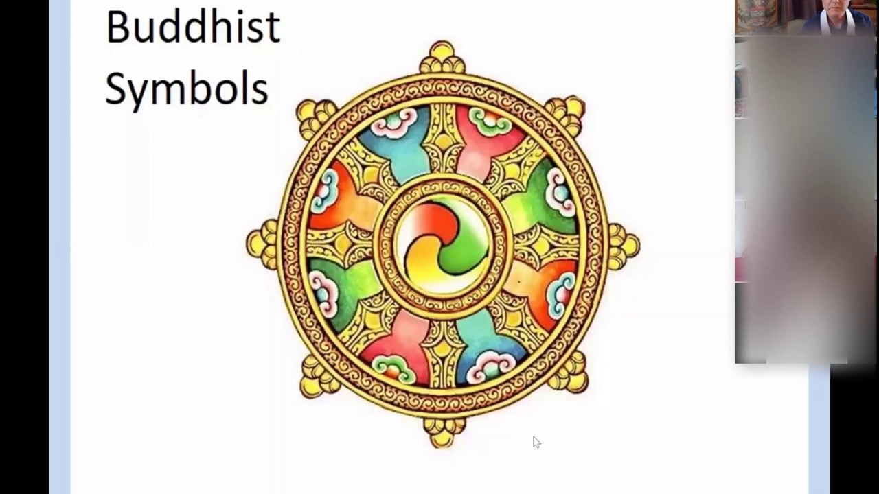 Buddhist Symbols Eight Auspicious Stickers Ashtamangala Bundle