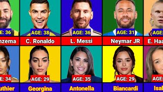 AGE COMPARISON: Famous Football Players and Their Wives/Girlfriends