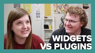 Plugins vs Widgets, and Other Website Talk