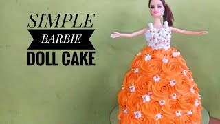 നമുക്കൊരുമിച്ച് ഒരു barbie doll cake decoration ചെയ്യാം /barbiedolcakedecoration/Nasha's Tips \u0026vlogs