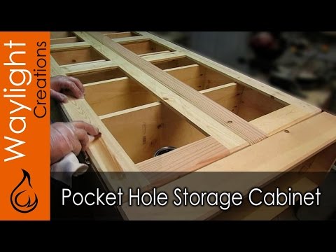 Easy DIY Wood Storage Cabinet Easy DIY Wood Storage Cabinet